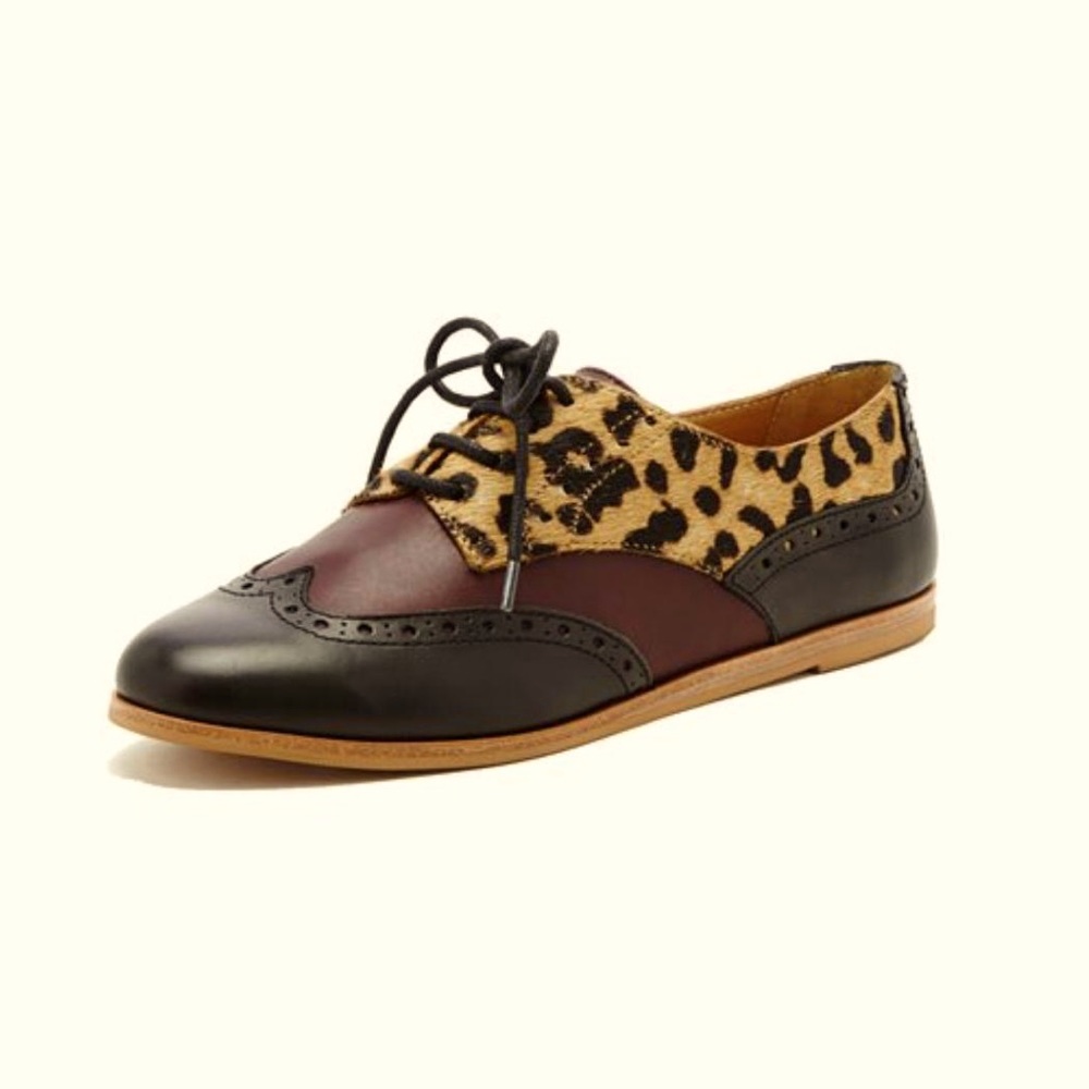 Dolce Vita Leopard Adderly Soft Leather Oxford // Women’s 8 // gently worn